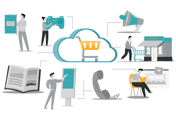 Retail omnichannel enablement delivering unified omnichannel customer service across all channels